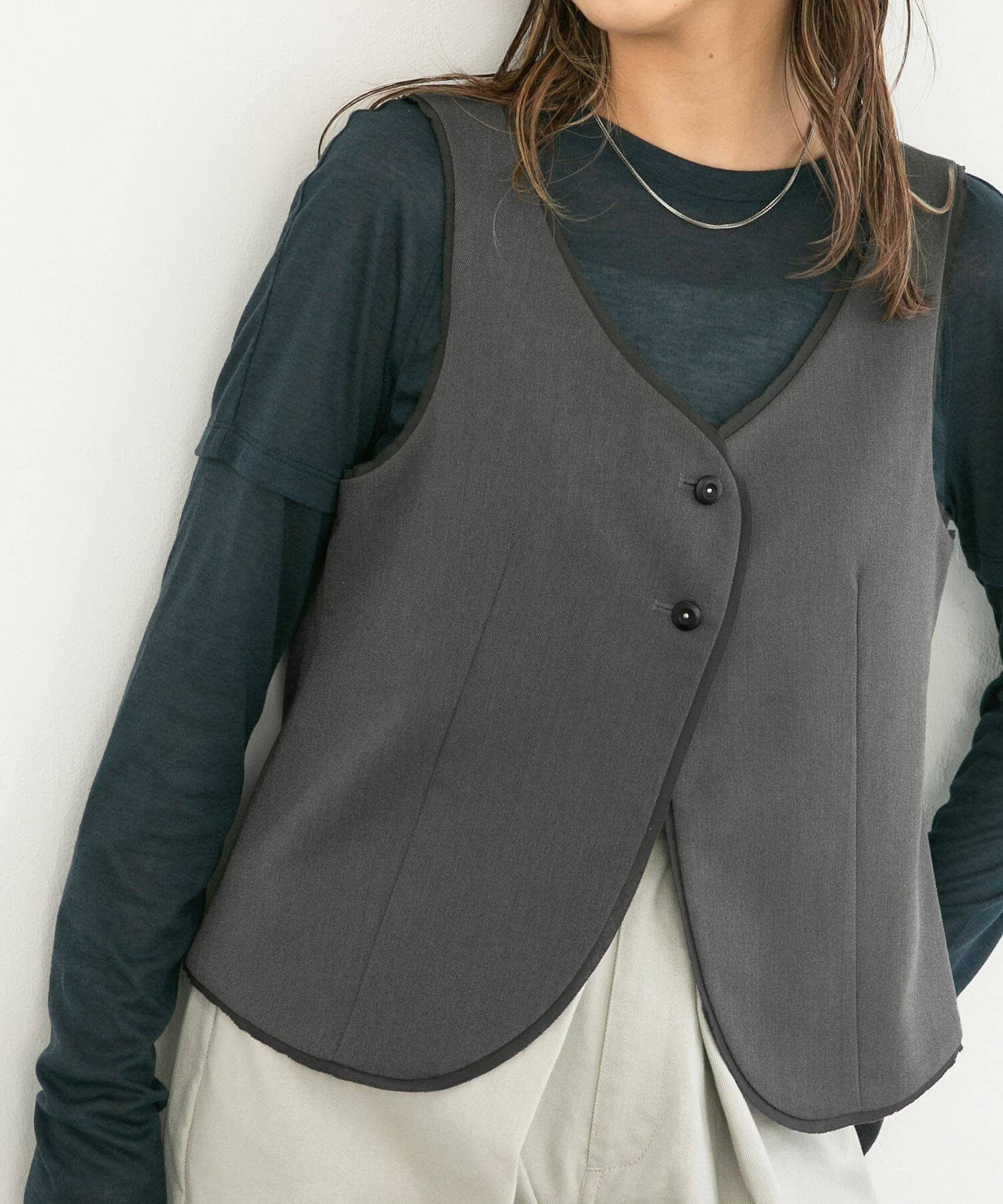  「カットオフデザインベスト」|ベスト・ジレ|