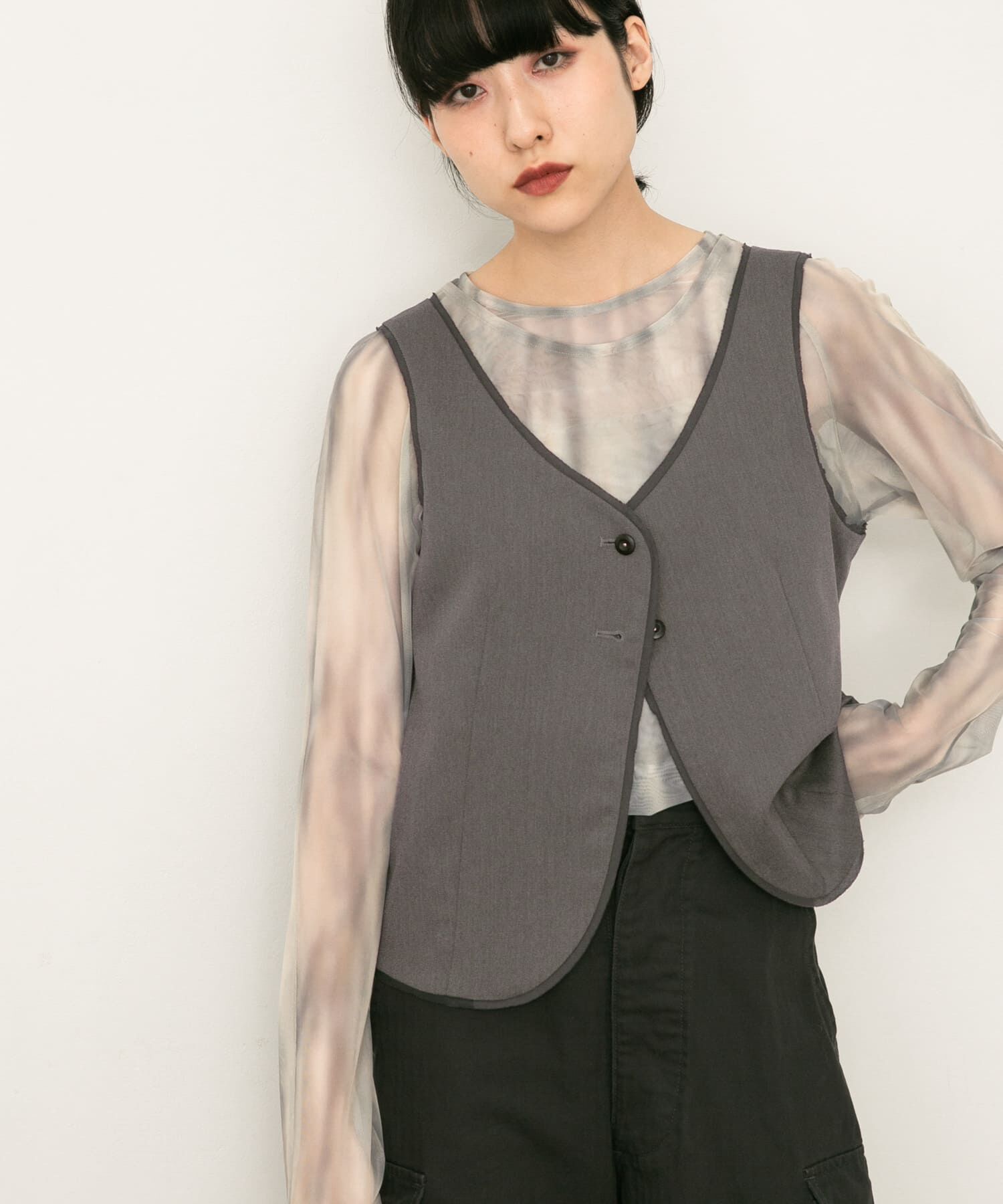  「カットオフデザインベスト」|ベスト・ジレ|