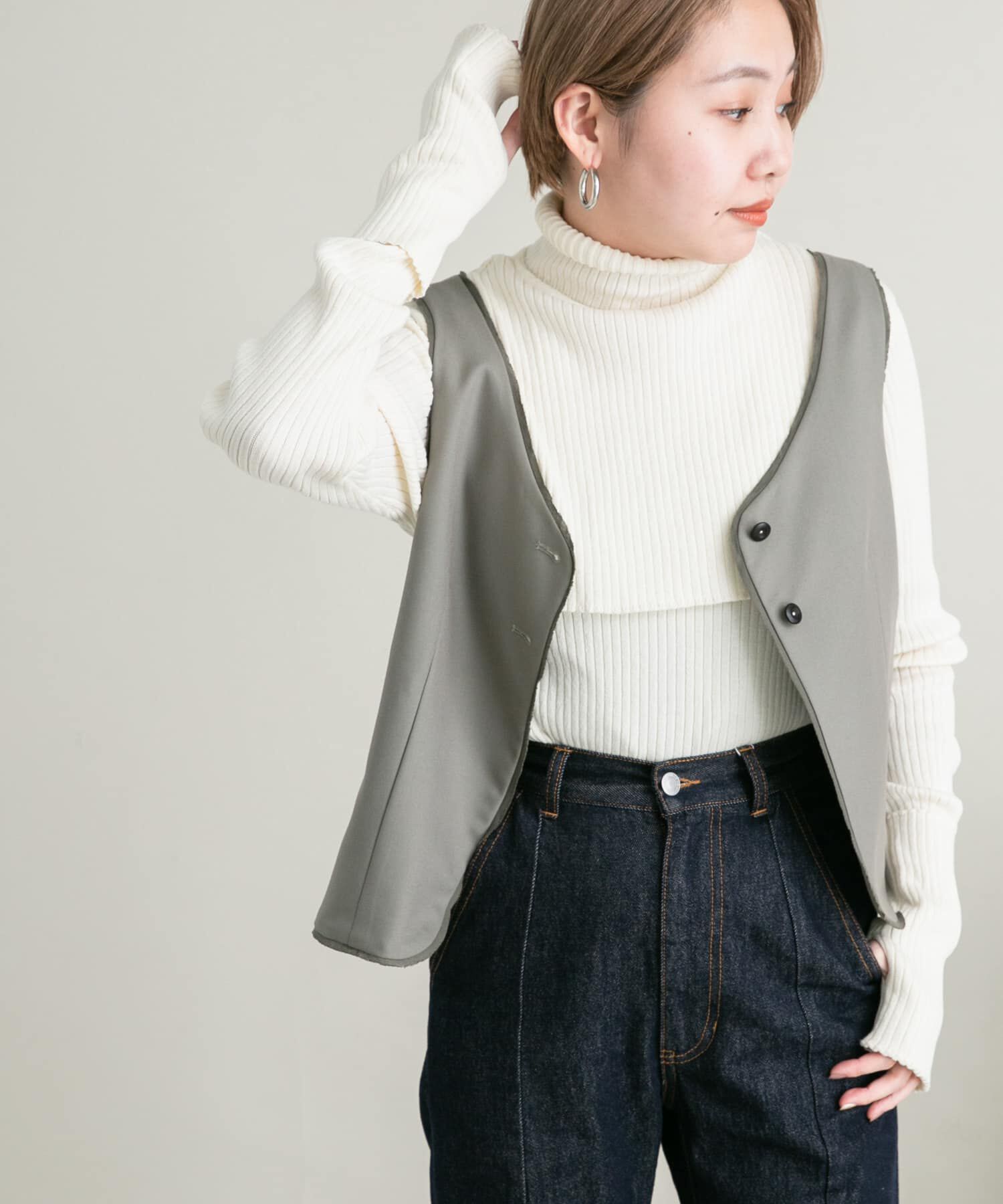  「カットオフデザインベスト」|ベスト・ジレ|