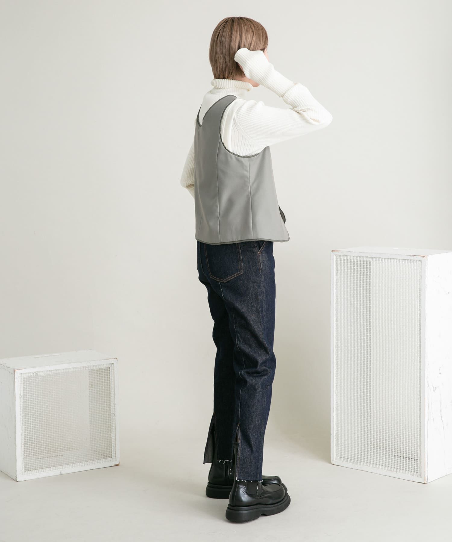  「カットオフデザインベスト」|ベスト・ジレ|