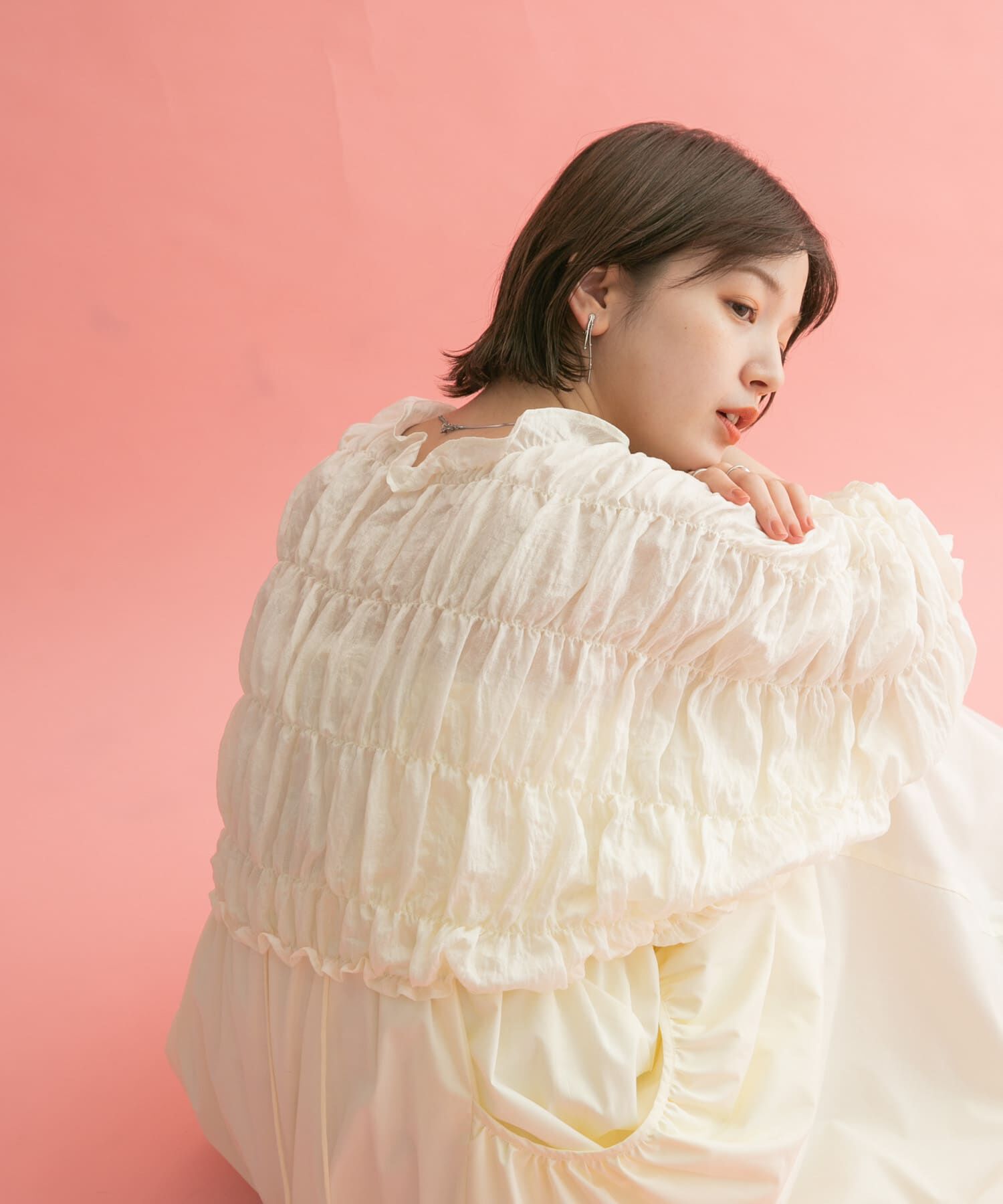  「マルチWAYシャーリングブラウス」|シャツ・ブラウス|