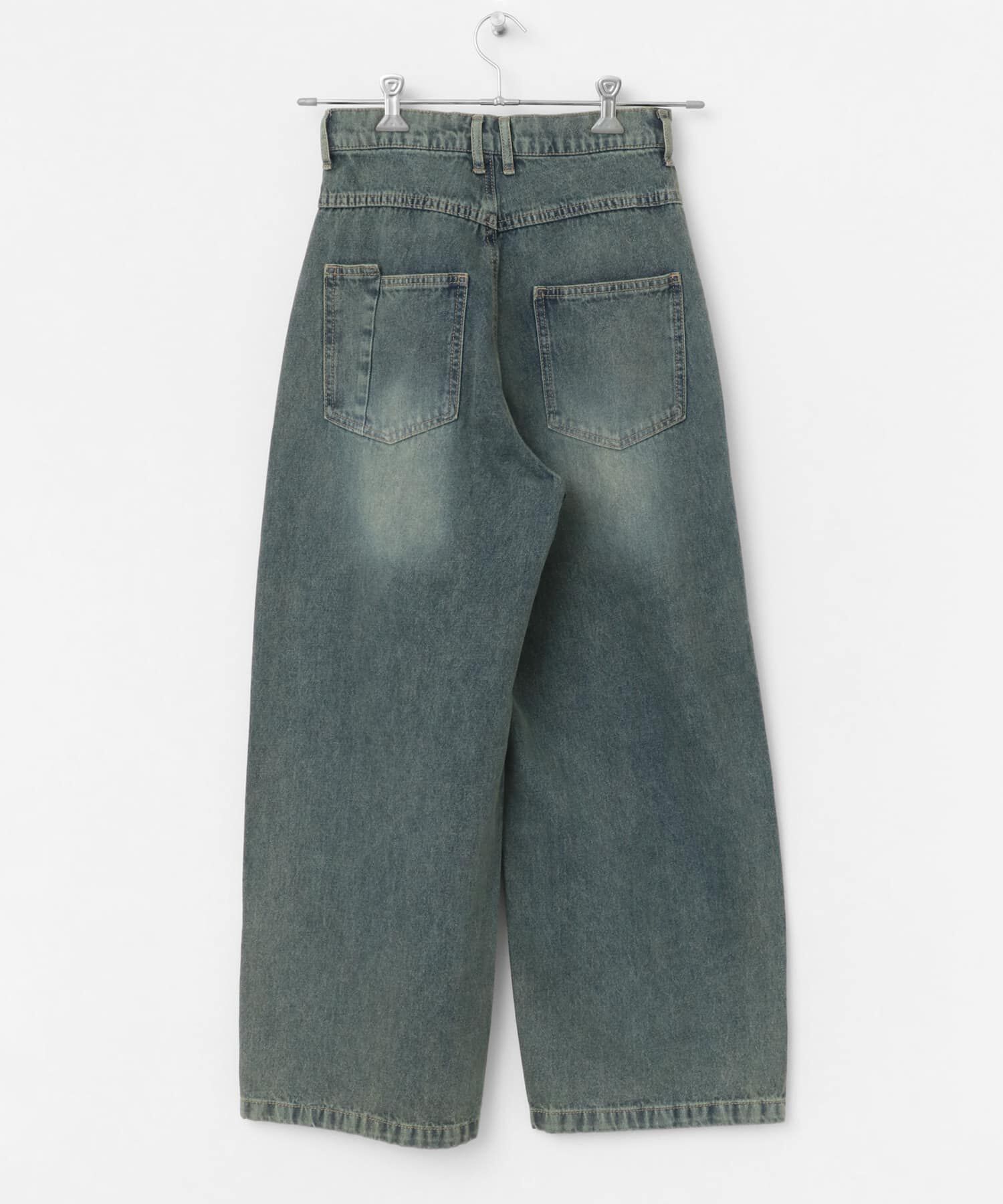  「『2サイズ展開』ドローストリングデニム」|デニム|