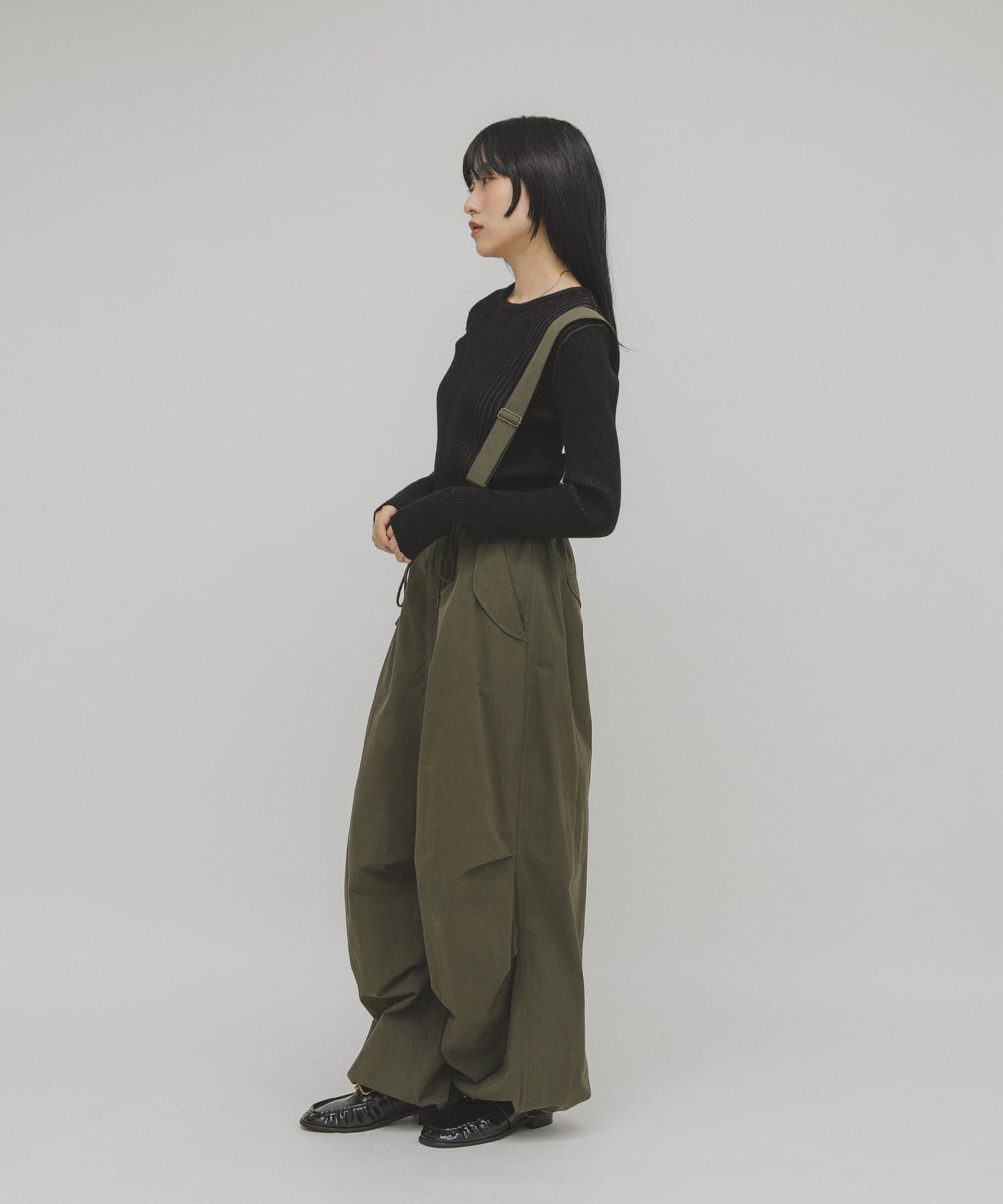  「illi　ランダムRIBクルーネックニット」|ニット・セーター|