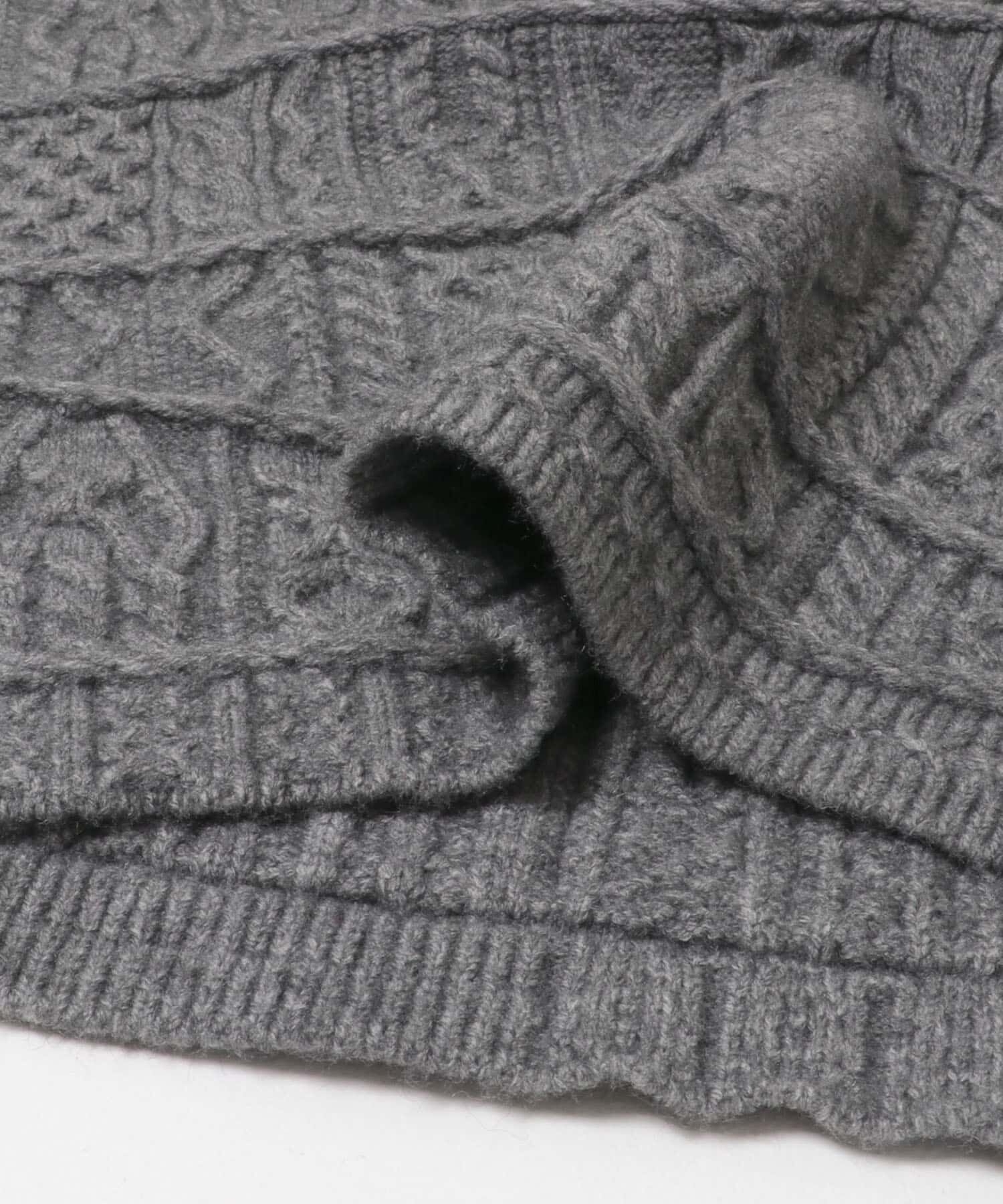  「MIXケーブルショートニット」|ニット・セーター|