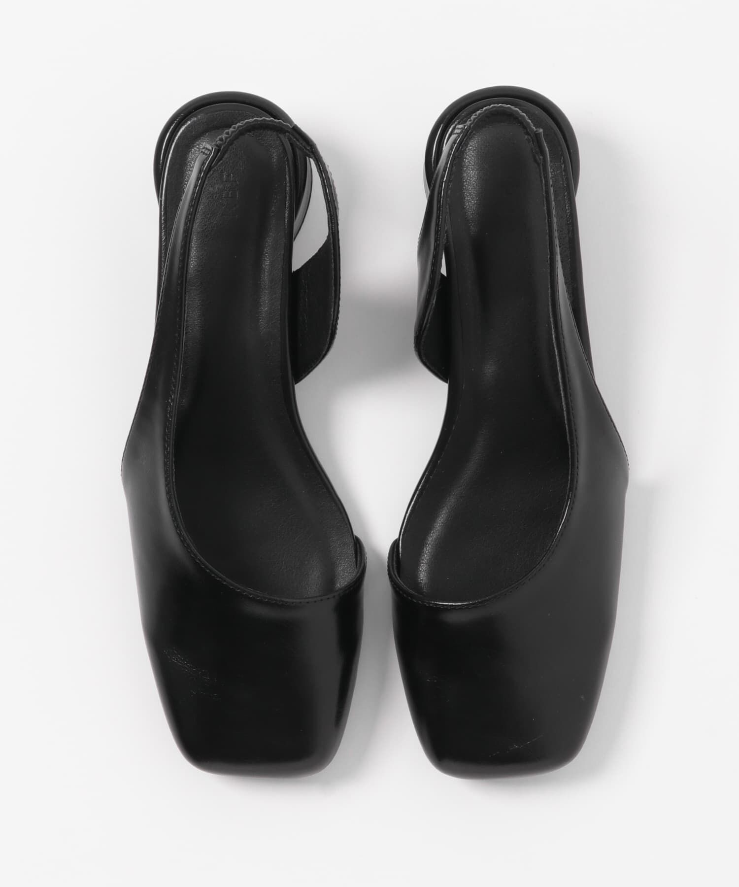  「スクエアトゥアシンメトリーパンプス」|パンプス|