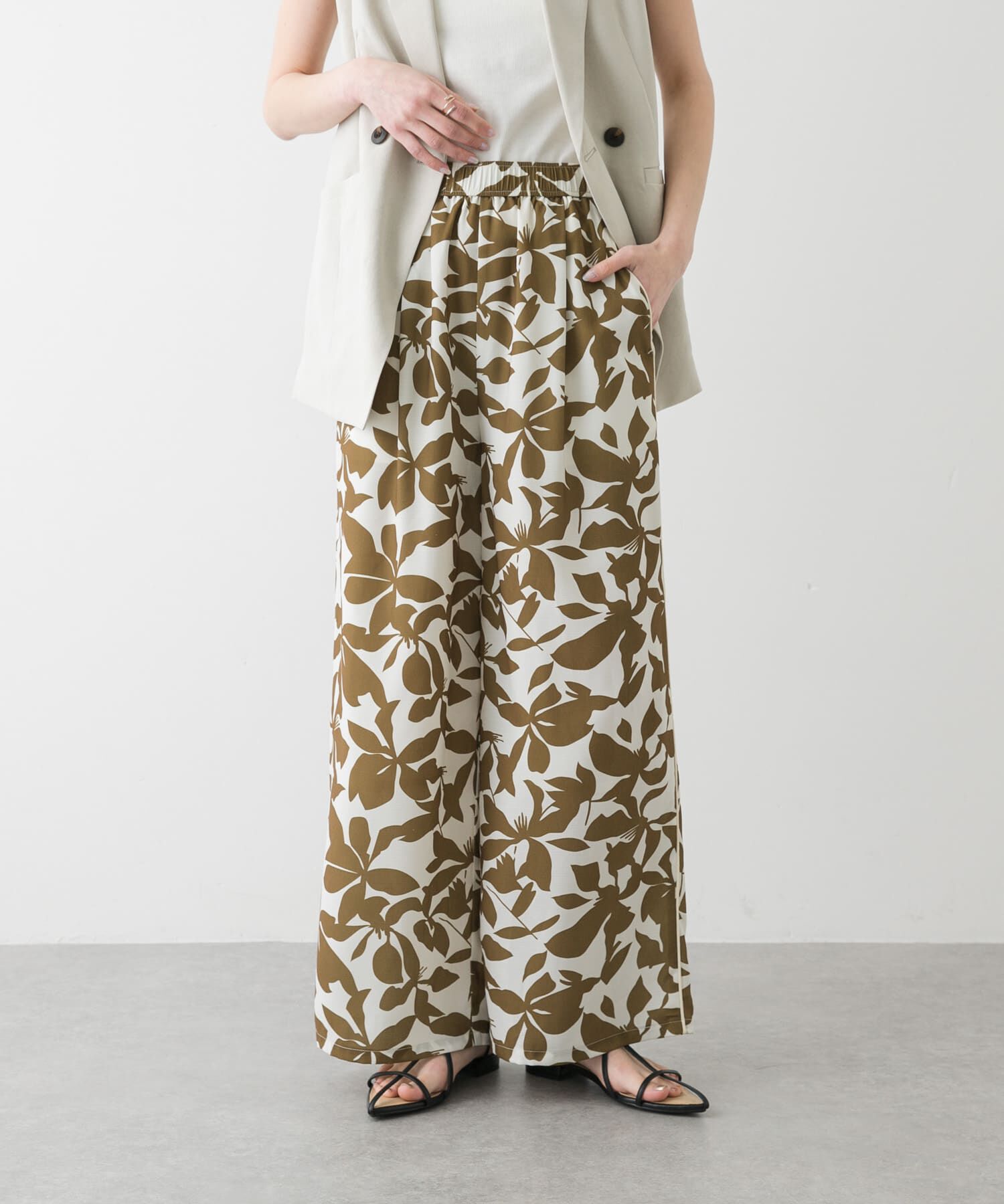 SENSE OF PLACE by URBAN RESEARCH「リーフプリントイージーパンツ」|その他|