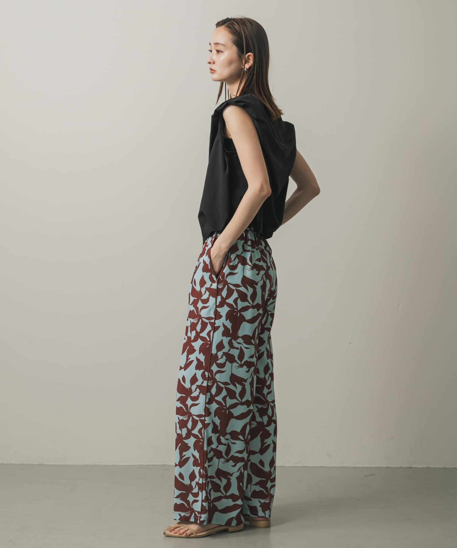 SENSE OF PLACE by URBAN RESEARCH「リーフプリントイージーパンツ」|その他|