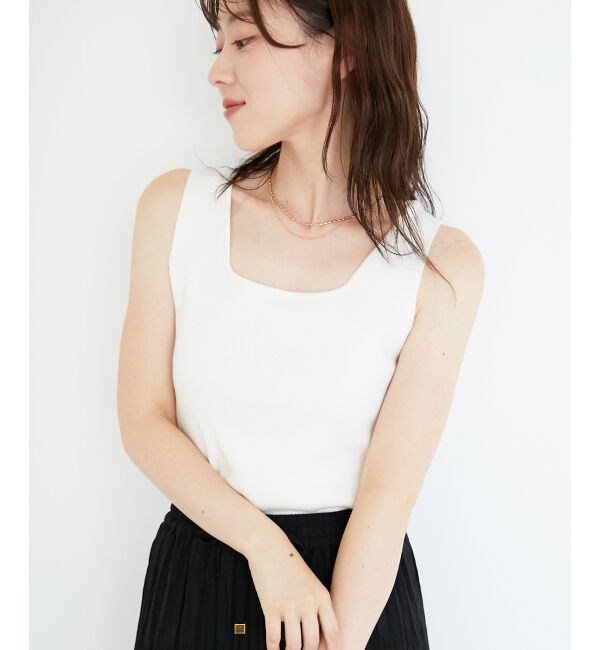  「2WAYニットタンク」|ニット・セーター|
