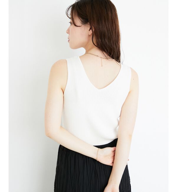  「2WAYニットタンク」|ニット・セーター|