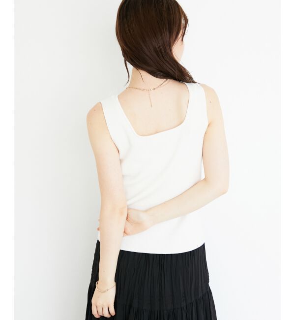  「2WAYニットタンク」|ニット・セーター|