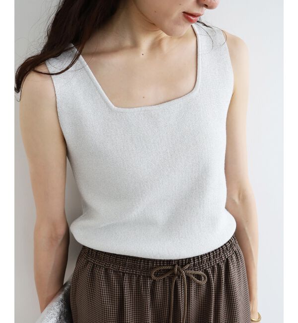  「2WAYニットタンク」|ニット・セーター|
