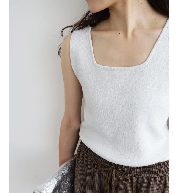  「2WAYニットタンク」|ニット・セーター|