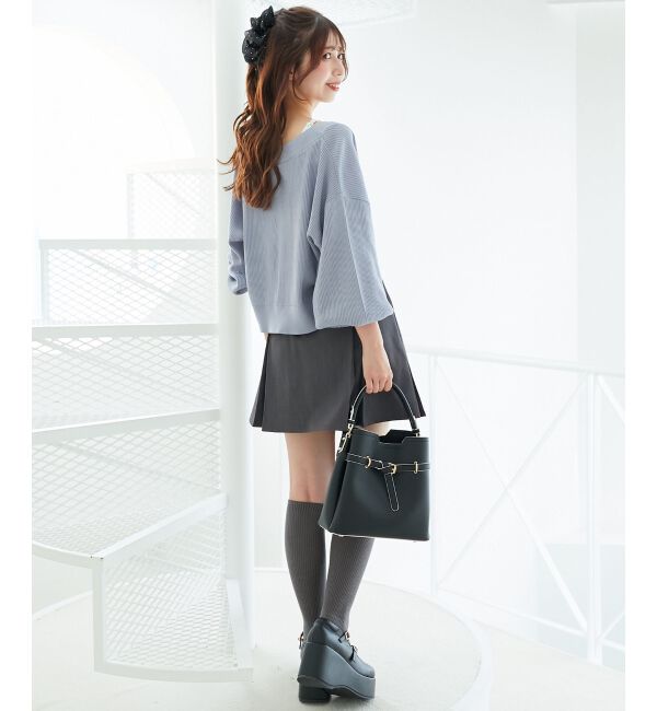  「&infin;リボンチャームボタンカーディガン」|カーディガン|