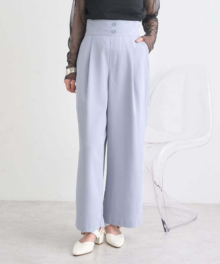 earth music&ecology「ハイウエストワイドパンツ」|その他|