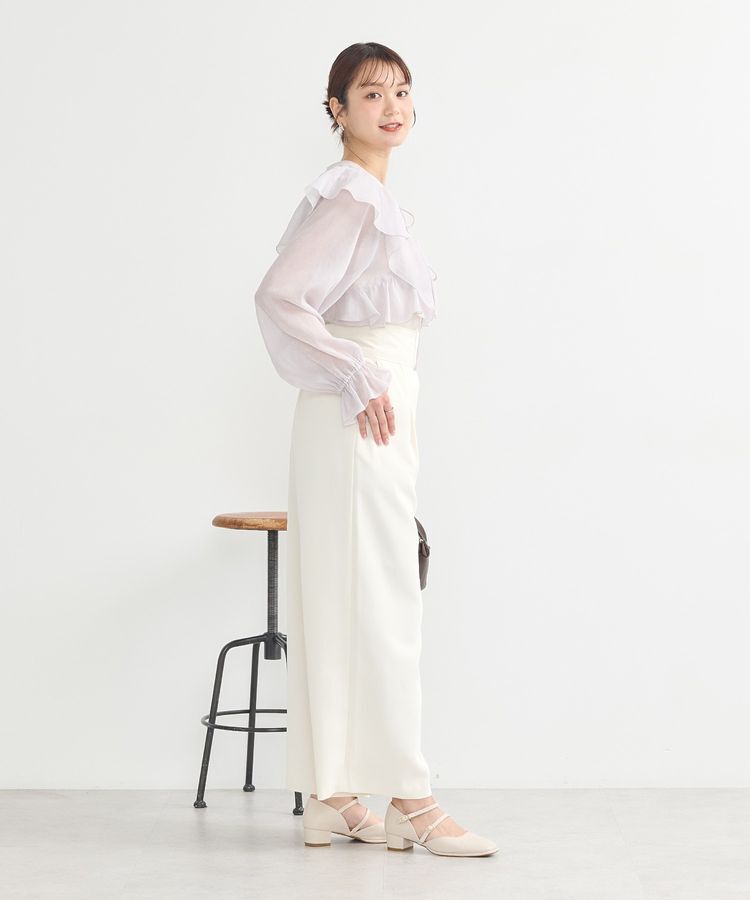 earth music&ecology「ハイウエストワイドパンツ」|その他|