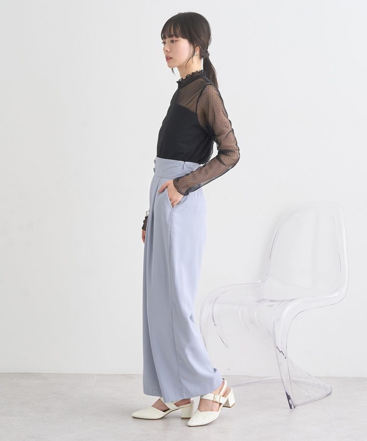 earth music&ecology「ハイウエストワイドパンツ」|その他|