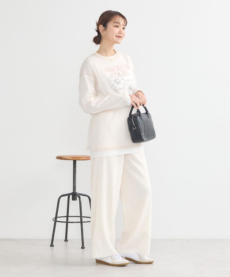 earth music&ecology「シアールーズニットプルオーバー」|チュニック|