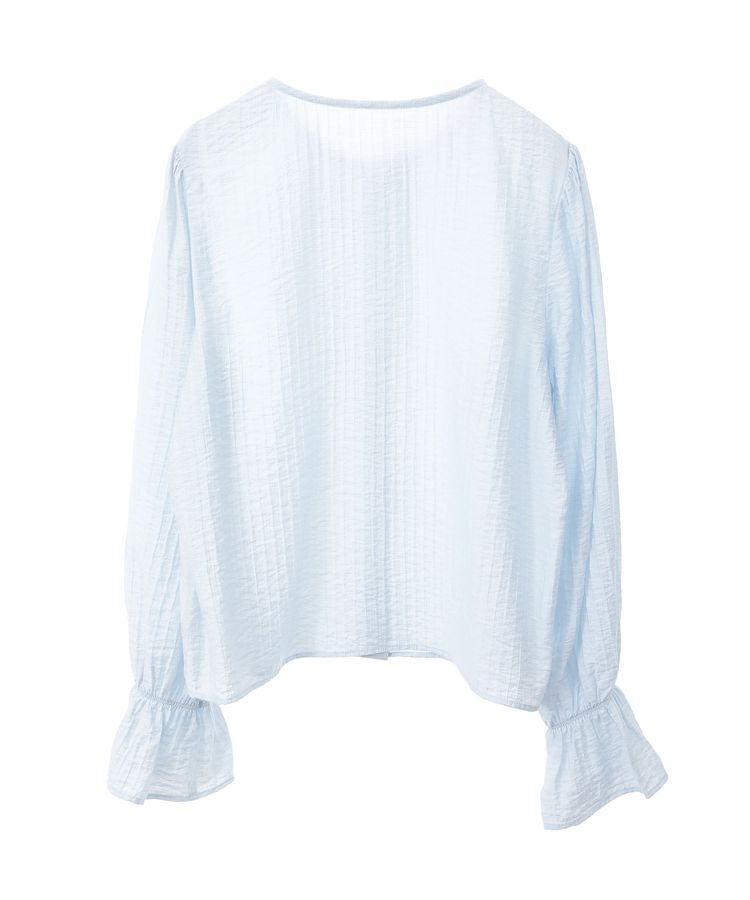 earth music&ecology「2WAYスクエアラッフルカラーブラウス」|シャツ・ブラウス|