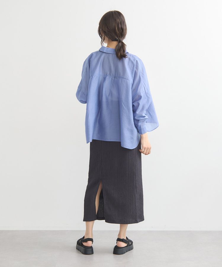 earth music&ecology「選べる丈カットナロースカート」|タイト|