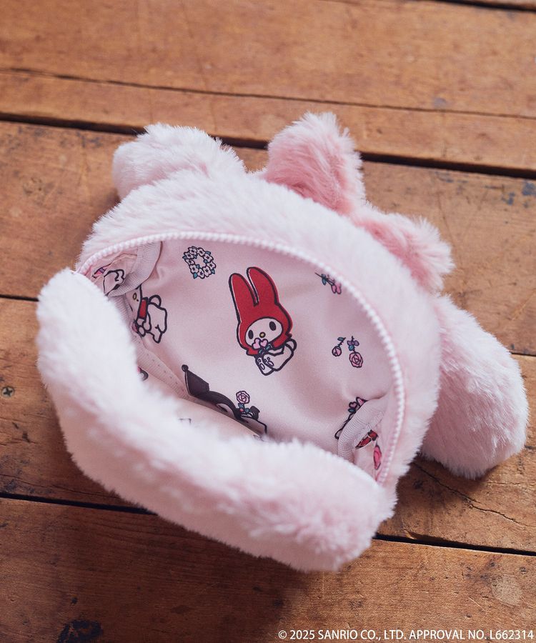 earth music&ecology「マイメロディ&クロミ/earth フェイスポーチ」|ポーチ|