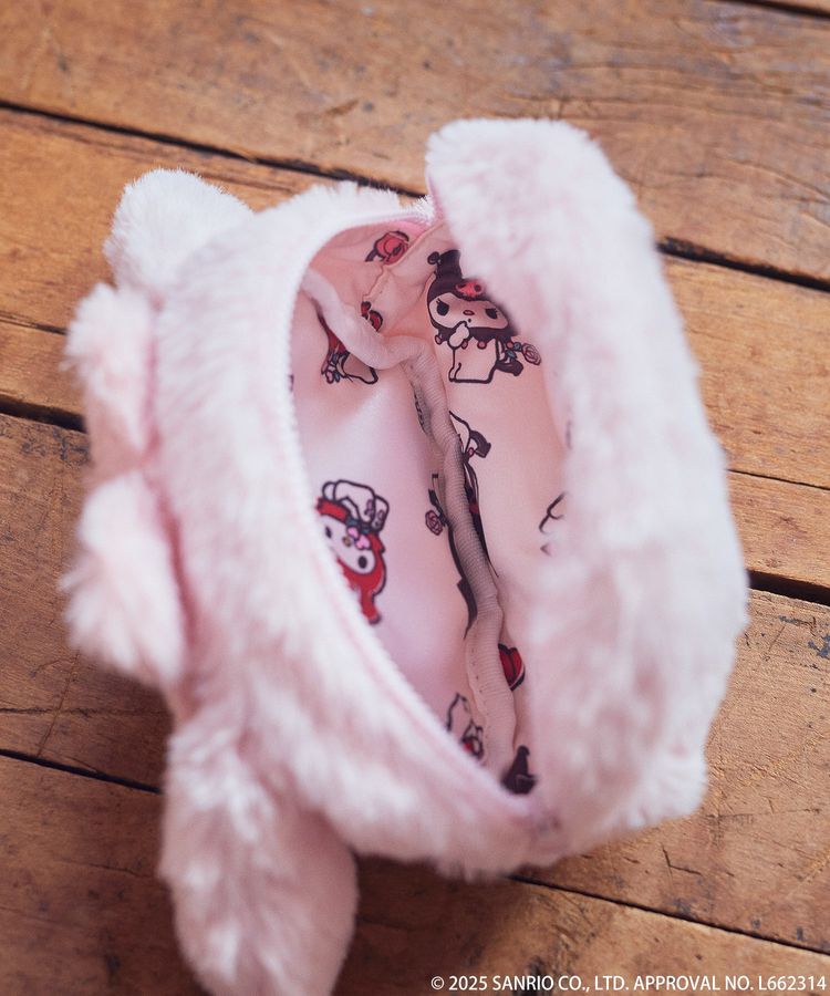 earth music&ecology「マイメロディ&クロミ/earth フェイスポーチ」|ポーチ|