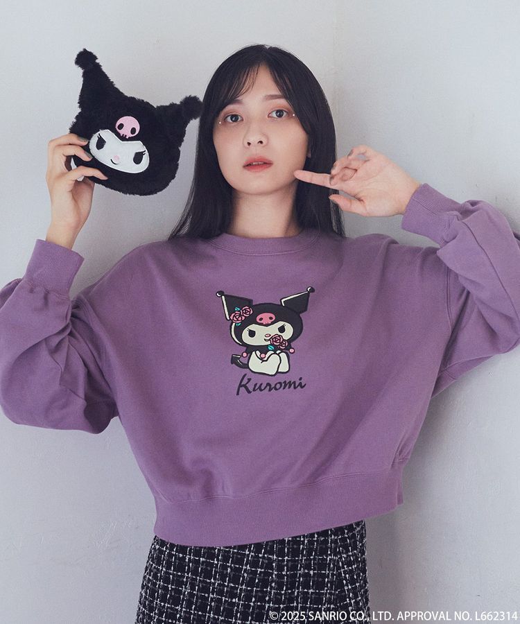 earth music&ecology「マイメロディ&クロミ/earth フェイスポーチ」|ポーチ|