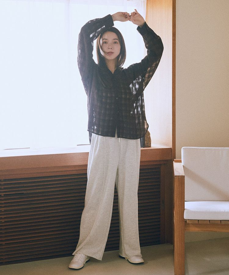 earth music&ecology「センターシームタックスウェットパンツ」|その他|