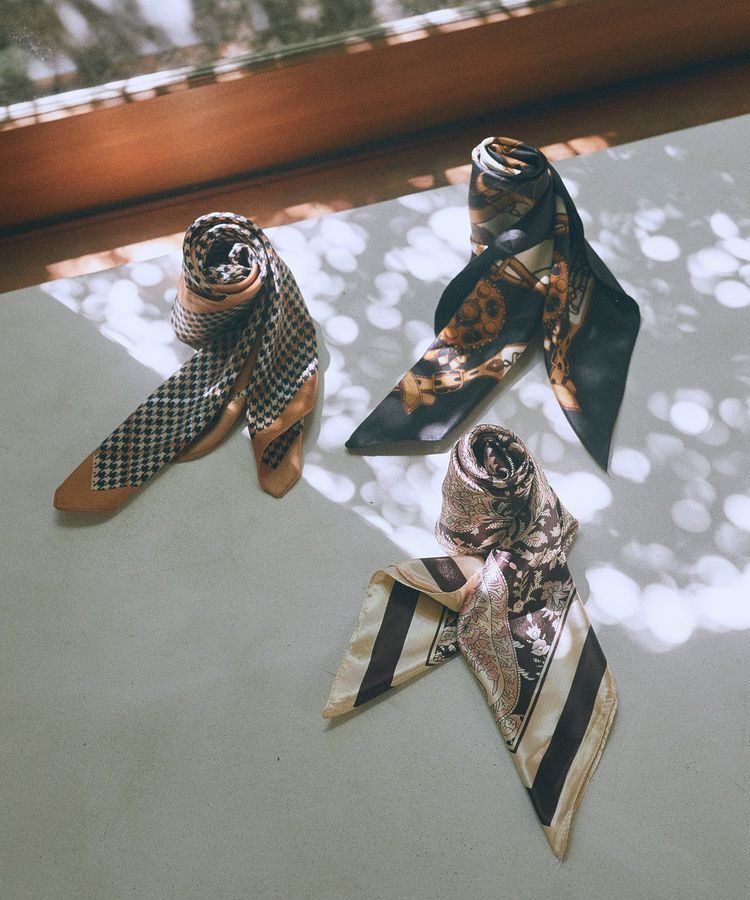 earth music&ecology「大判スカーフ」|バンダナ・スカーフ|