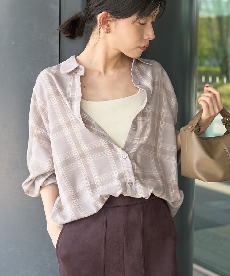 AMERICAN HOLIC「イージーケアチェックシャツ【360&deg;着こなしシャツ】」|シャツ・ブラウス|