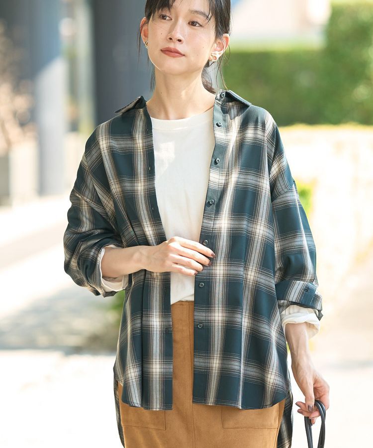 AMERICAN HOLIC「イージーケアチェックシャツ【360&deg;着こなしシャツ】」|シャツ・ブラウス|