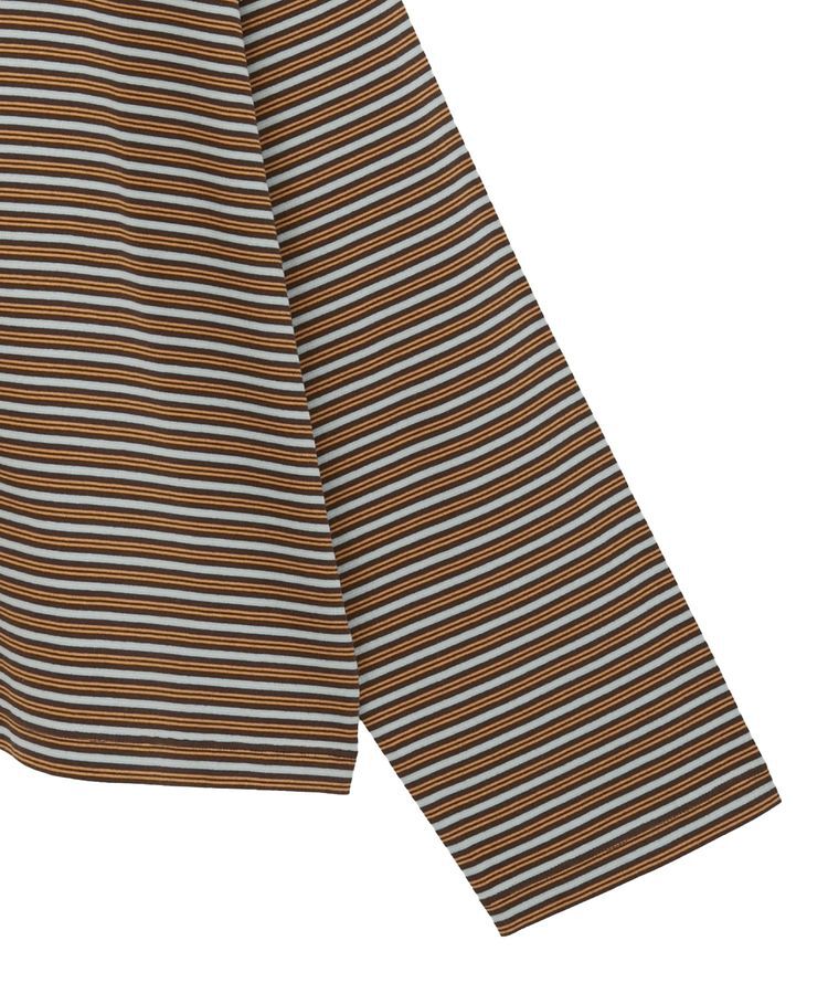 AMERICAN HOLIC「カラーボーダークロップド丈プルオーバー」|Tシャツ・カットソー|