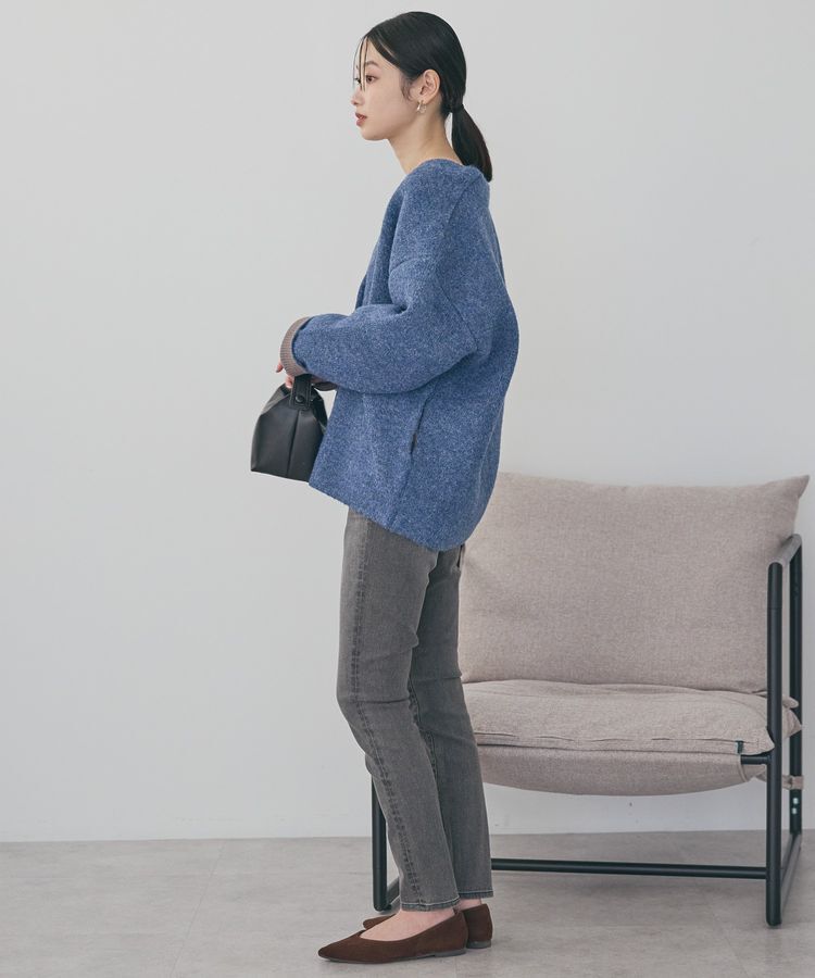 AMERICAN HOLIC「VネックWフェイスニットカーディガン【WEB限定カラー有り】」|カーディガン|