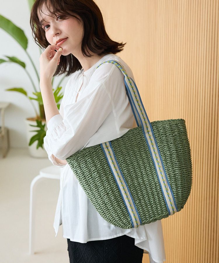 Green Parks「・QUON サマーラージカゴバッグ」|トートバッグ|