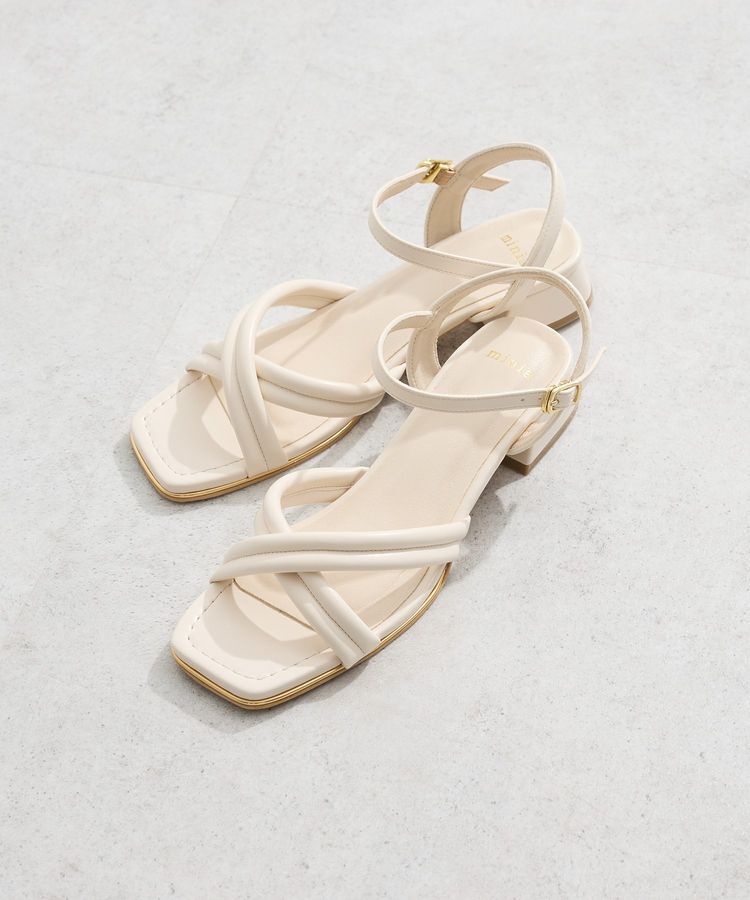 Green Parks「・minia チューブストラップサンダル」|サンダル|Ivory