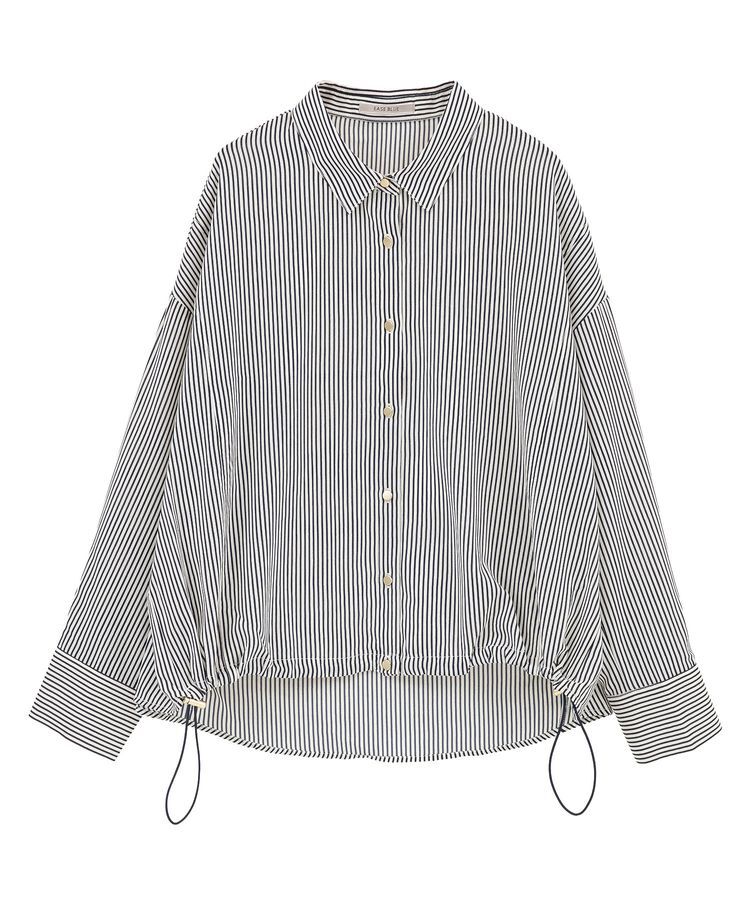armonia「金ボタン裾ドロストシャツ」|シャツ・ブラウス|