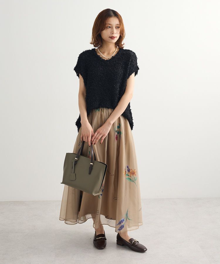 Green Parks「・swing by チュールヤーンワイドプルオーバー」|ベスト・ジレ|