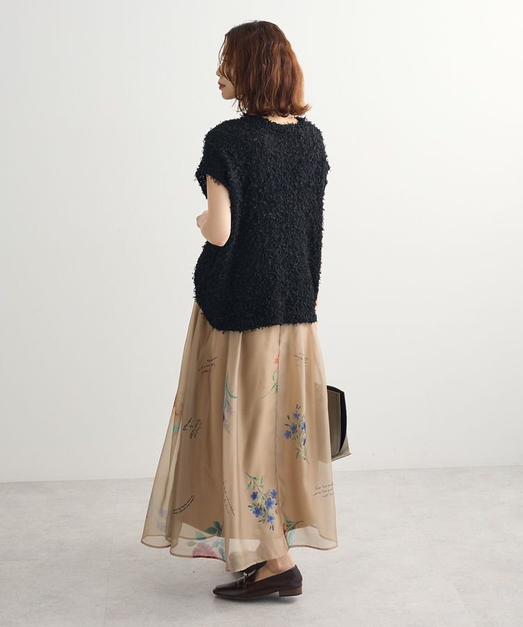 Green Parks「・swing by チュールヤーンワイドプルオーバー」|ベスト・ジレ|