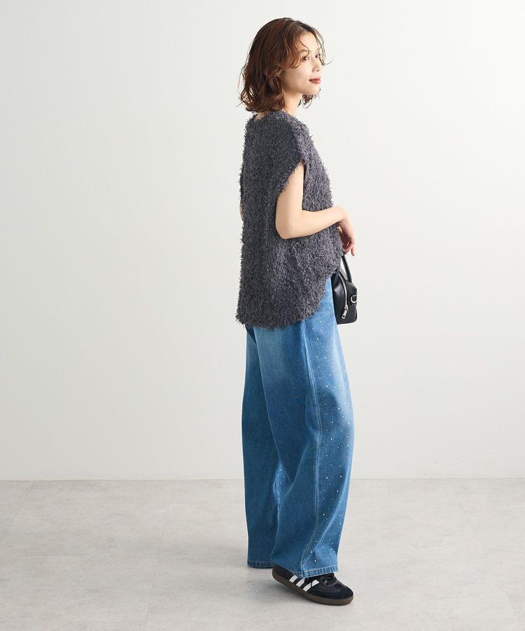 Green Parks「・swing by チュールヤーンワイドプルオーバー」|ベスト・ジレ|