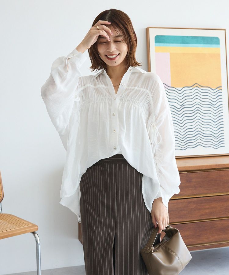 Green Parks「・ELENCARE DUE シアーシャーリングシャツ」|シャツ・ブラウス|