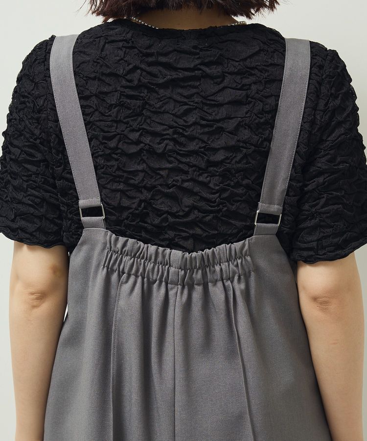 Green Parks「ピンタックサロペット」|オールインワン|