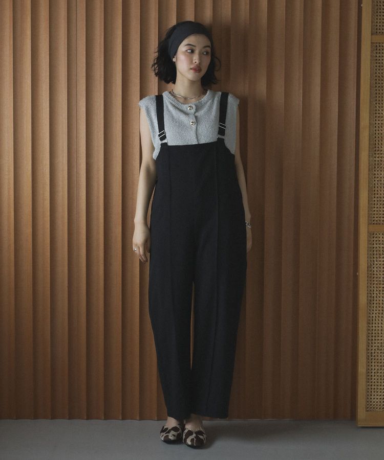 Green Parks「ピンタックサロペット」|オールインワン|