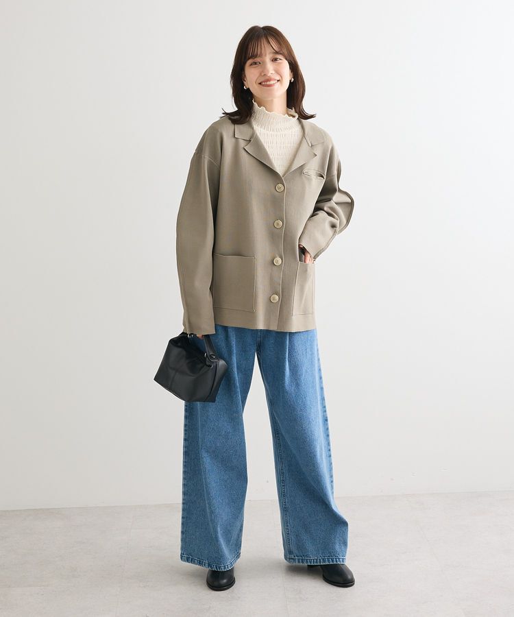 Green Parks「・Petit Fleur ジャガードハイネックロンTEE」|Tシャツ・カットソー|