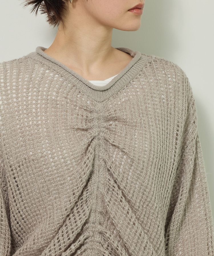 armonia「SET2点2wayシャーリングニット+インナー」|ニット・セーター|