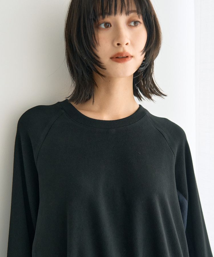 Editt by YECCA VECCA「素材MIXレイヤード起毛プルオーバー」|スウェット・ジャージ|