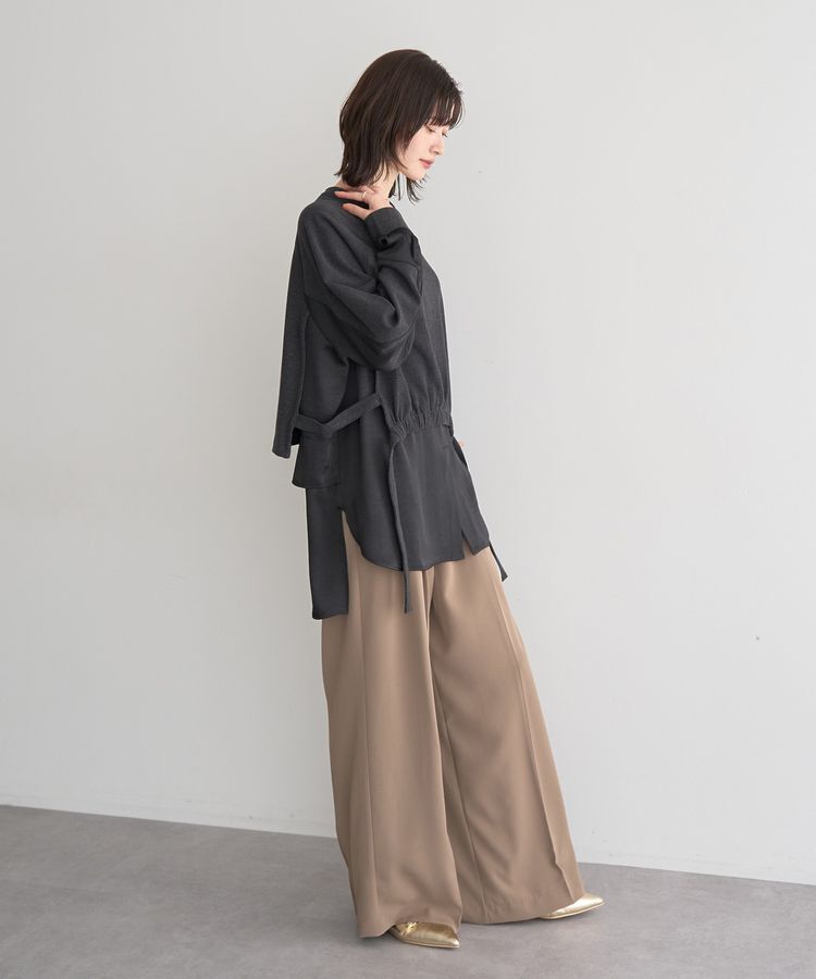 Editt by YECCA VECCA「素材MIXレイヤード起毛プルオーバー」|スウェット・ジャージ|