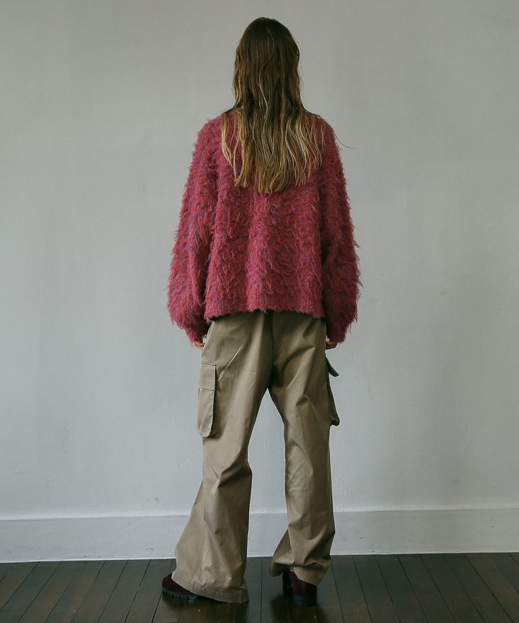 GARAGE OF GOOD CLOTHING「シャギーVニットカーディガン」|カーディガン|