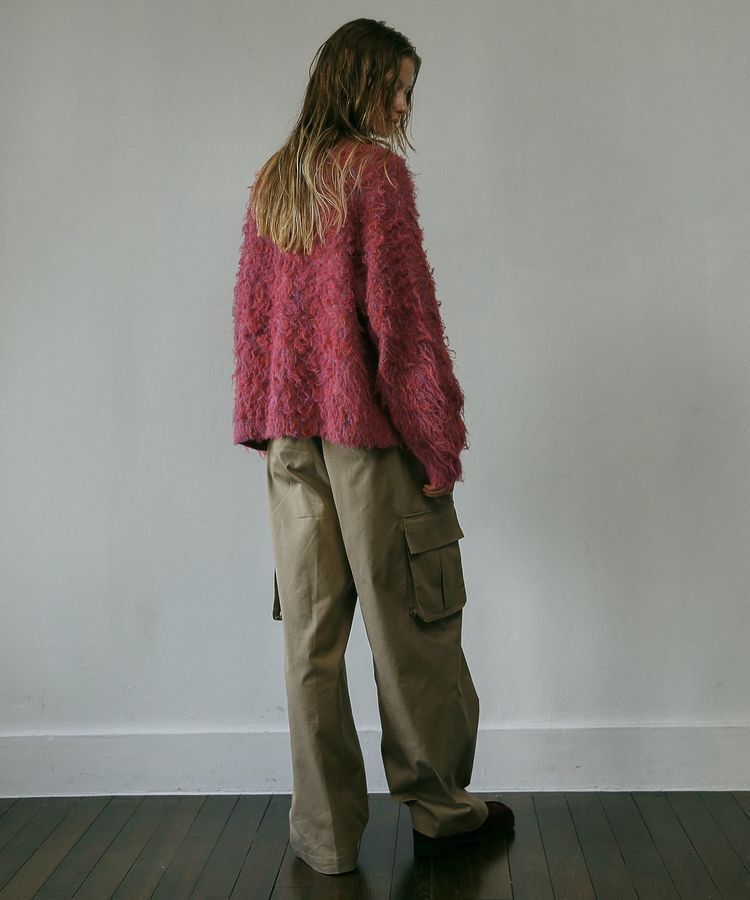 GARAGE OF GOOD CLOTHING「シャギーVニットカーディガン」|カーディガン|