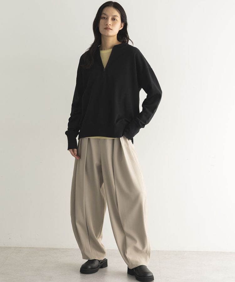 GARAGE OF GOOD CLOTHING「【日本製】リブ付きファスナープルオーバー」|スウェット・ジャージ|