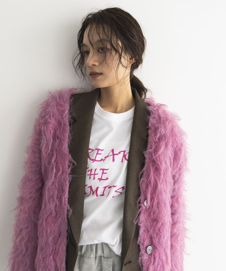 GARAGE OF GOOD CLOTHING「シャギーVネックニットロングカーディガン」|カーディガン|