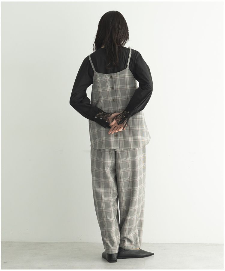 GARAGE OF GOOD CLOTHING「【日本製】チェックジャケットスリーブビスチェ」|ベスト・ジレ|